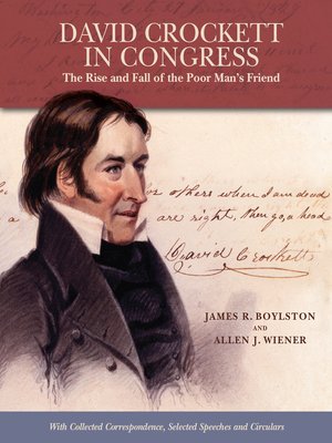cover image of David Crockett in Congress